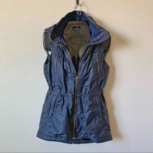 NWOT Athleta Navy Blue Outdoor Utility Vest Size XXS